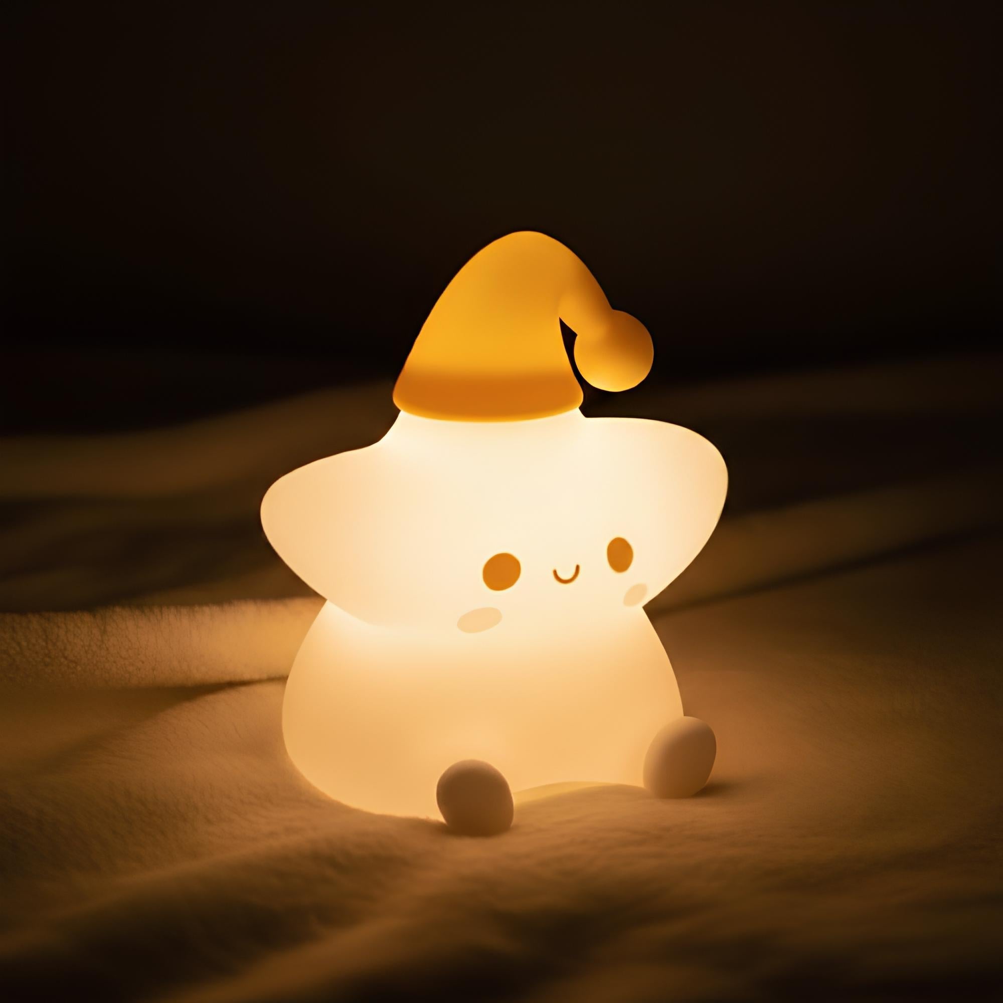 Veilleuse Étoile 7 Couleurs Rechargeable Pour Bébé